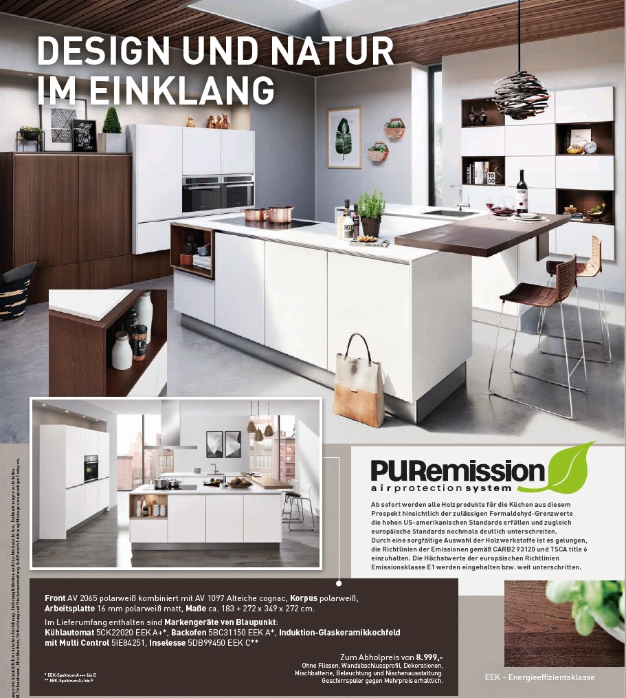 Kuche In Individueller U Form In Polarweiss