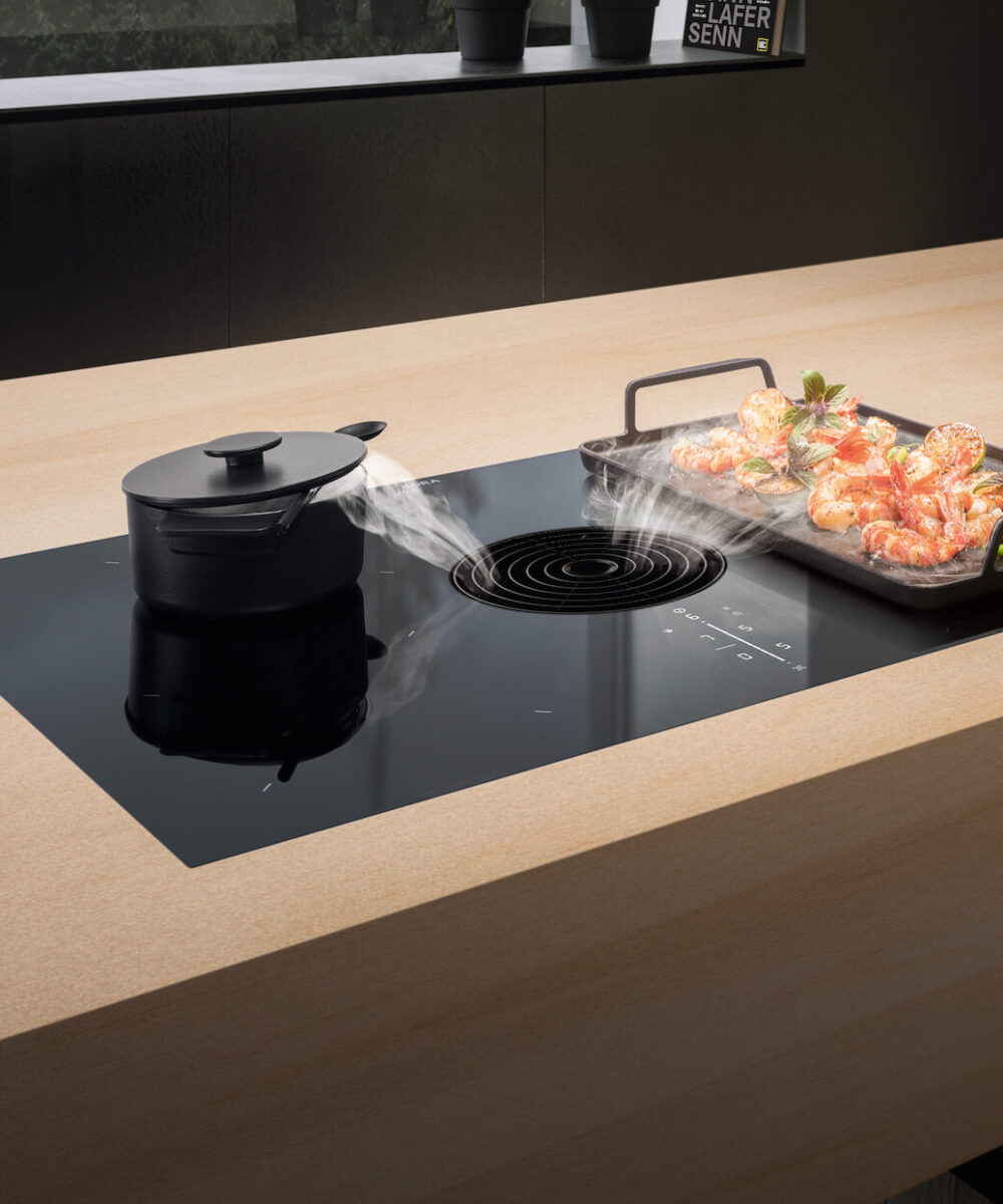 BORA m pure Induktions Kochfeld mit Dunstabzug