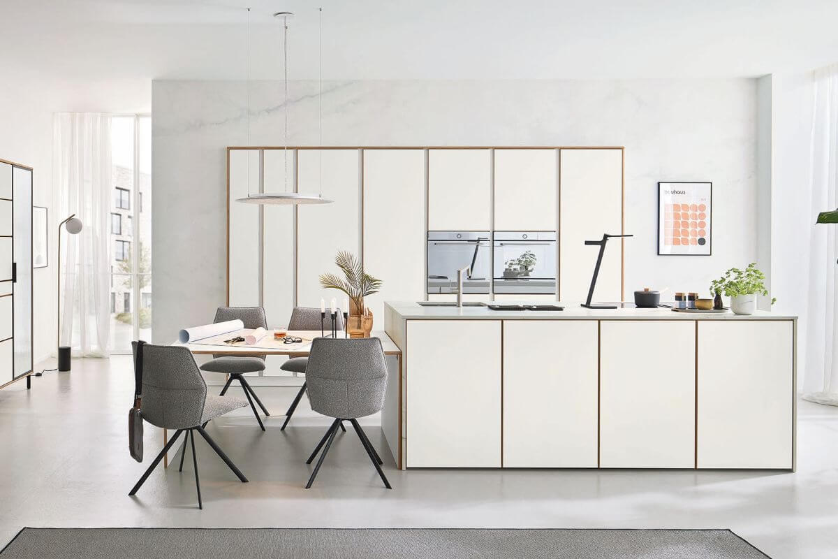 Ballerina Inselküche Multiflex grifflos