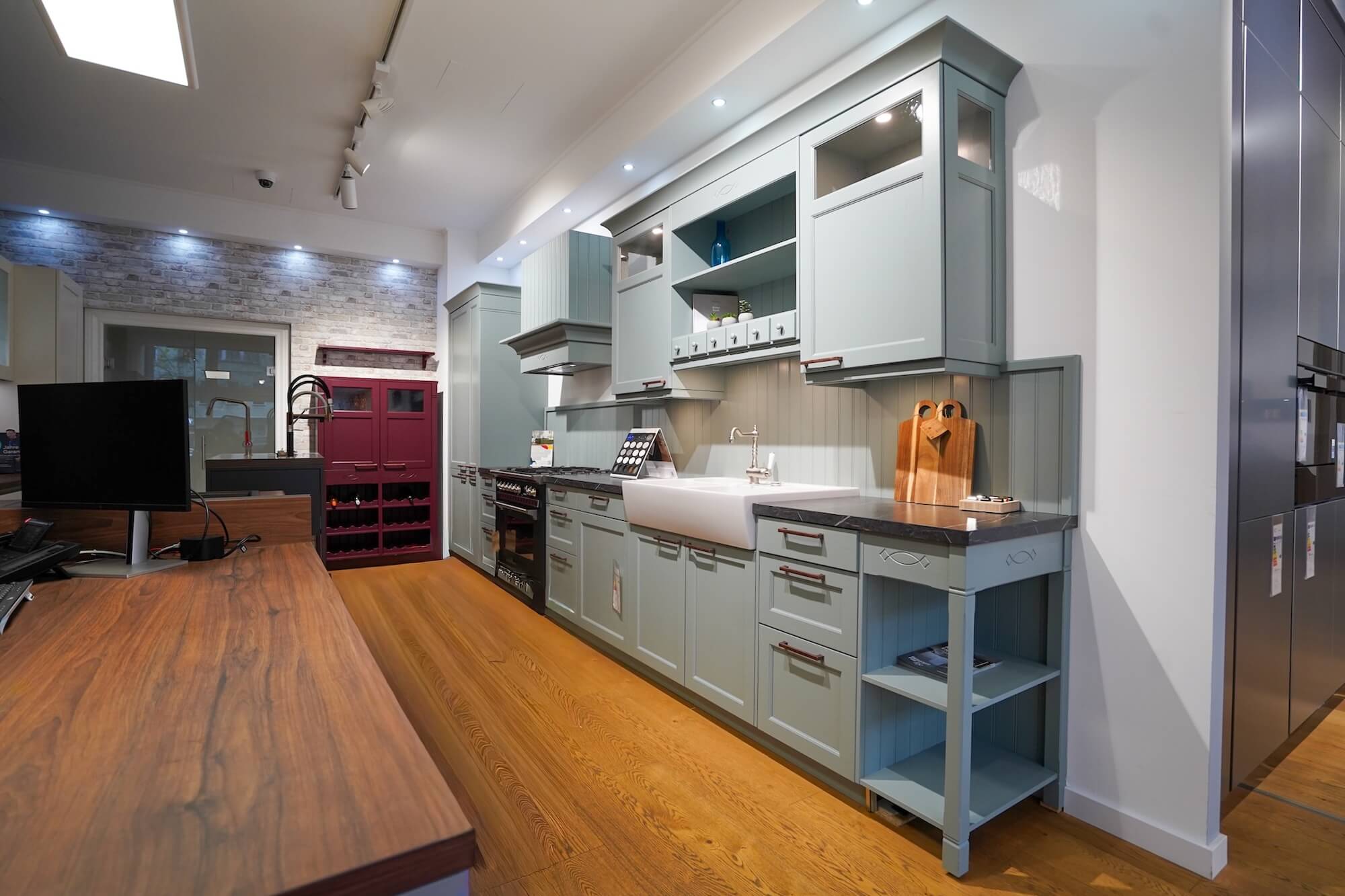 Häcker Bristol Landhausküche Grün