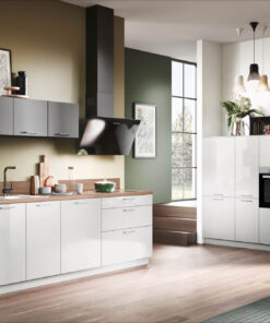 Häcker L-Küche Satin Graphit
