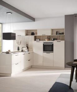 Moderne L Küche Magnolie Häcker