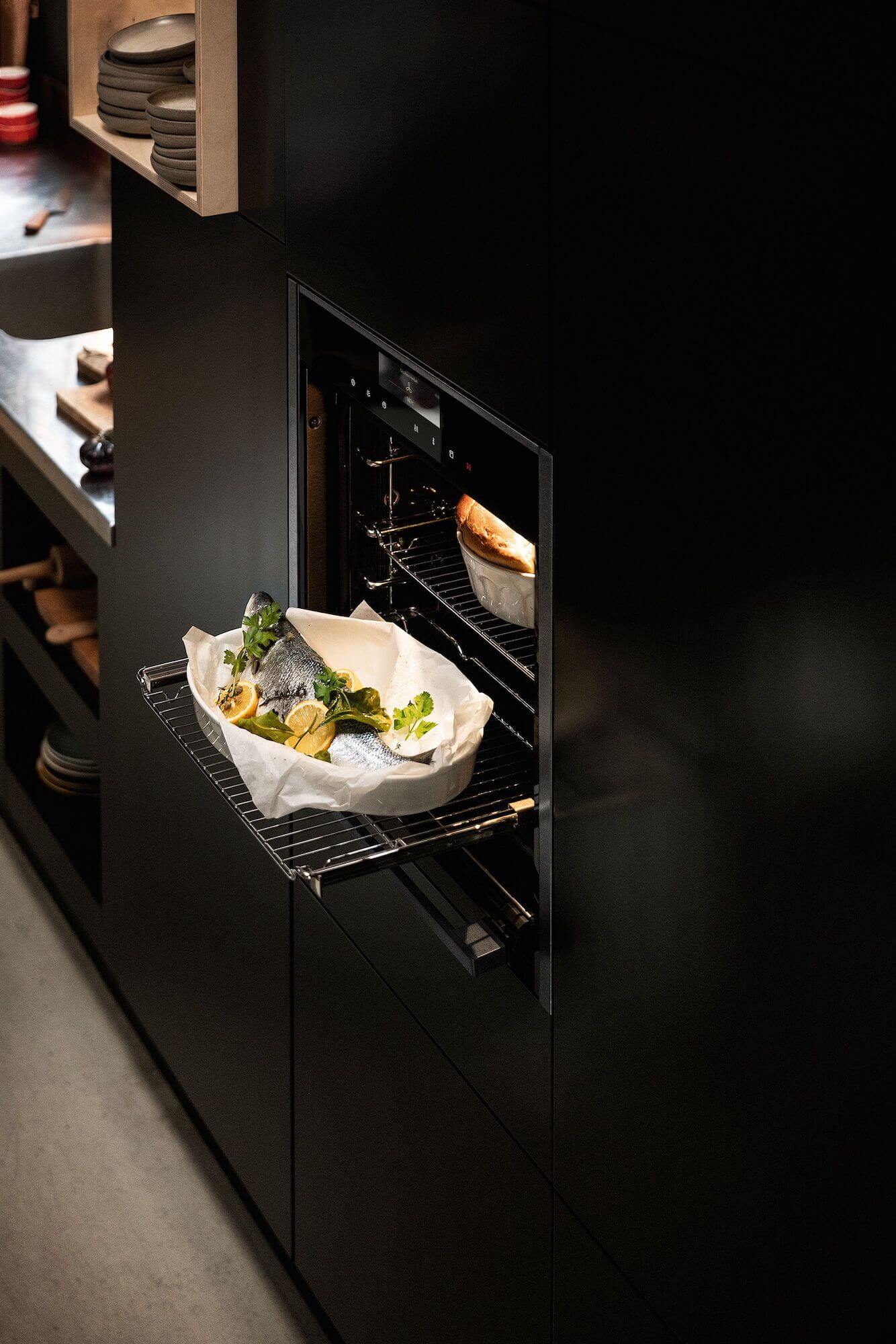 Neff Backofen versenkbare Tür Slide & Hide
