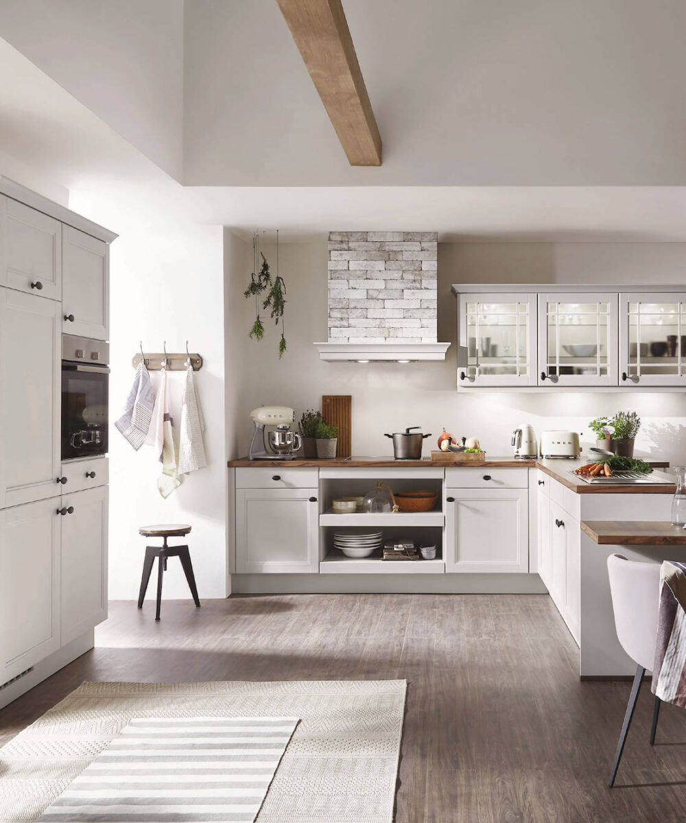 Nobilia York Landhausküche Weiß Holz