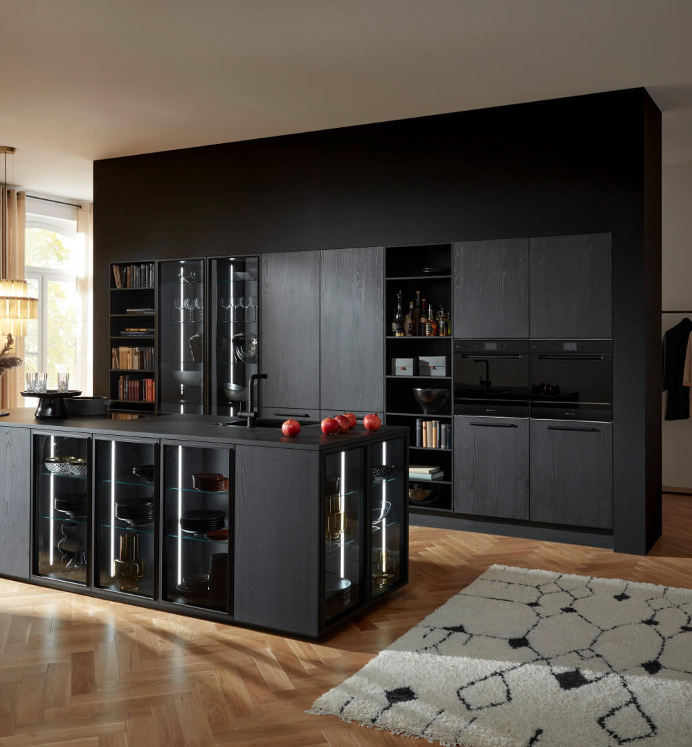 Nolte Design Inselküche Eiche Nero