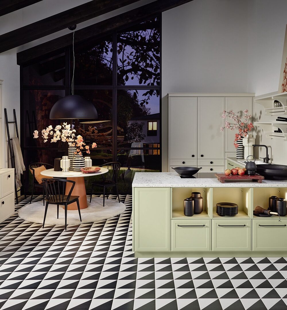 Nolte L-Küche Landhausstil Torino Lack