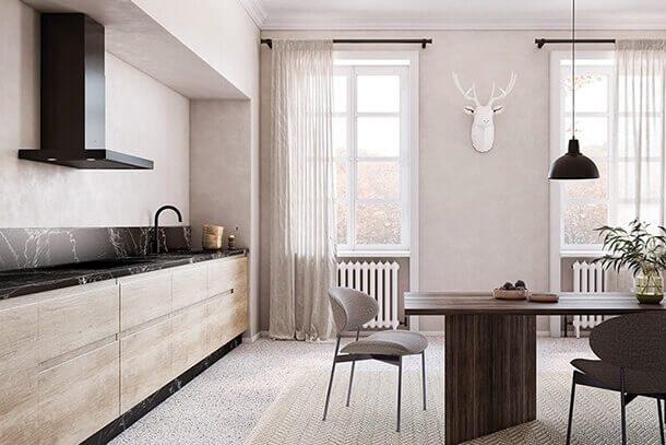 Novy decorative-wanddampkappen