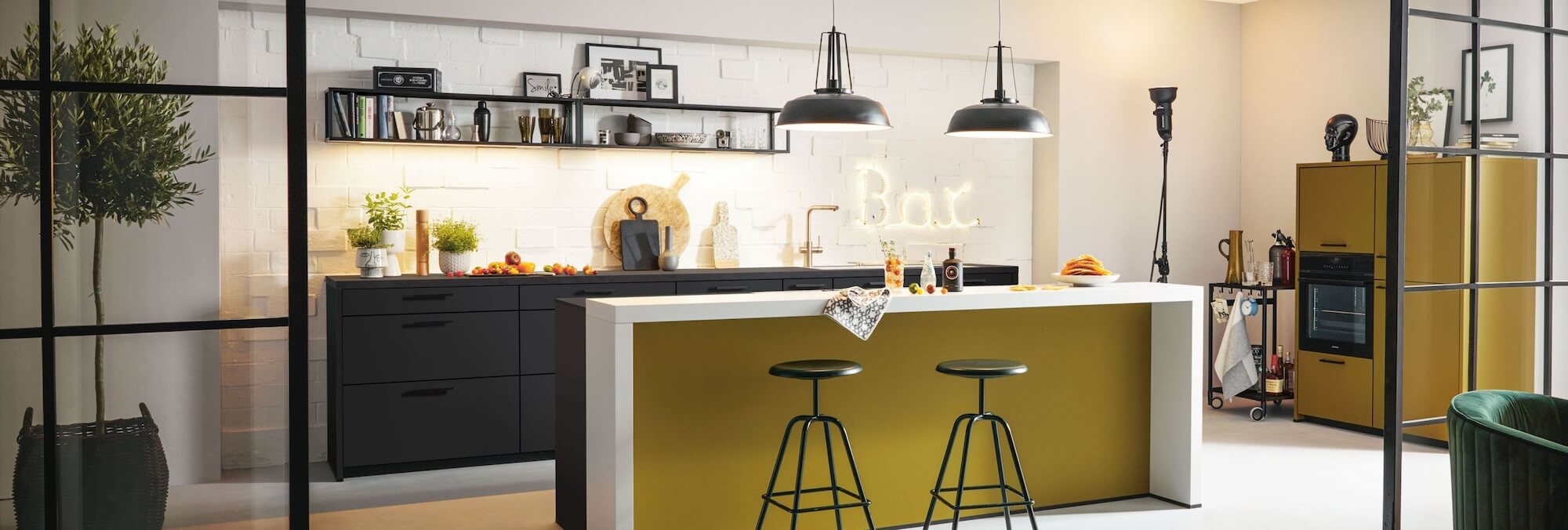 Schüller Industrial Style Inselküche