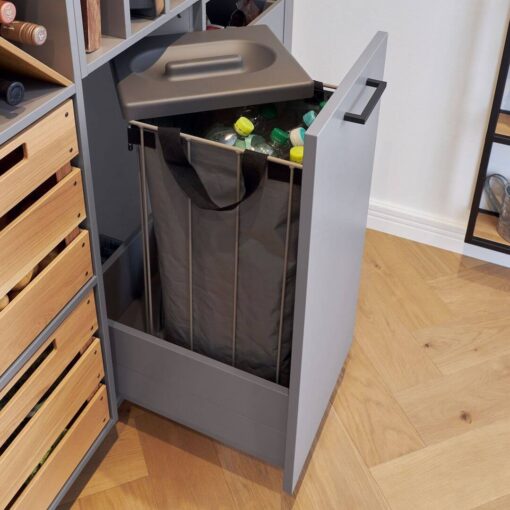 Schüller Klassische Landhausküche Weiß Flaschenschrank