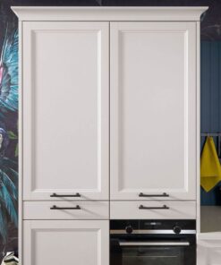 Schüller Klassische Landhausküche Weiß Hochschrank