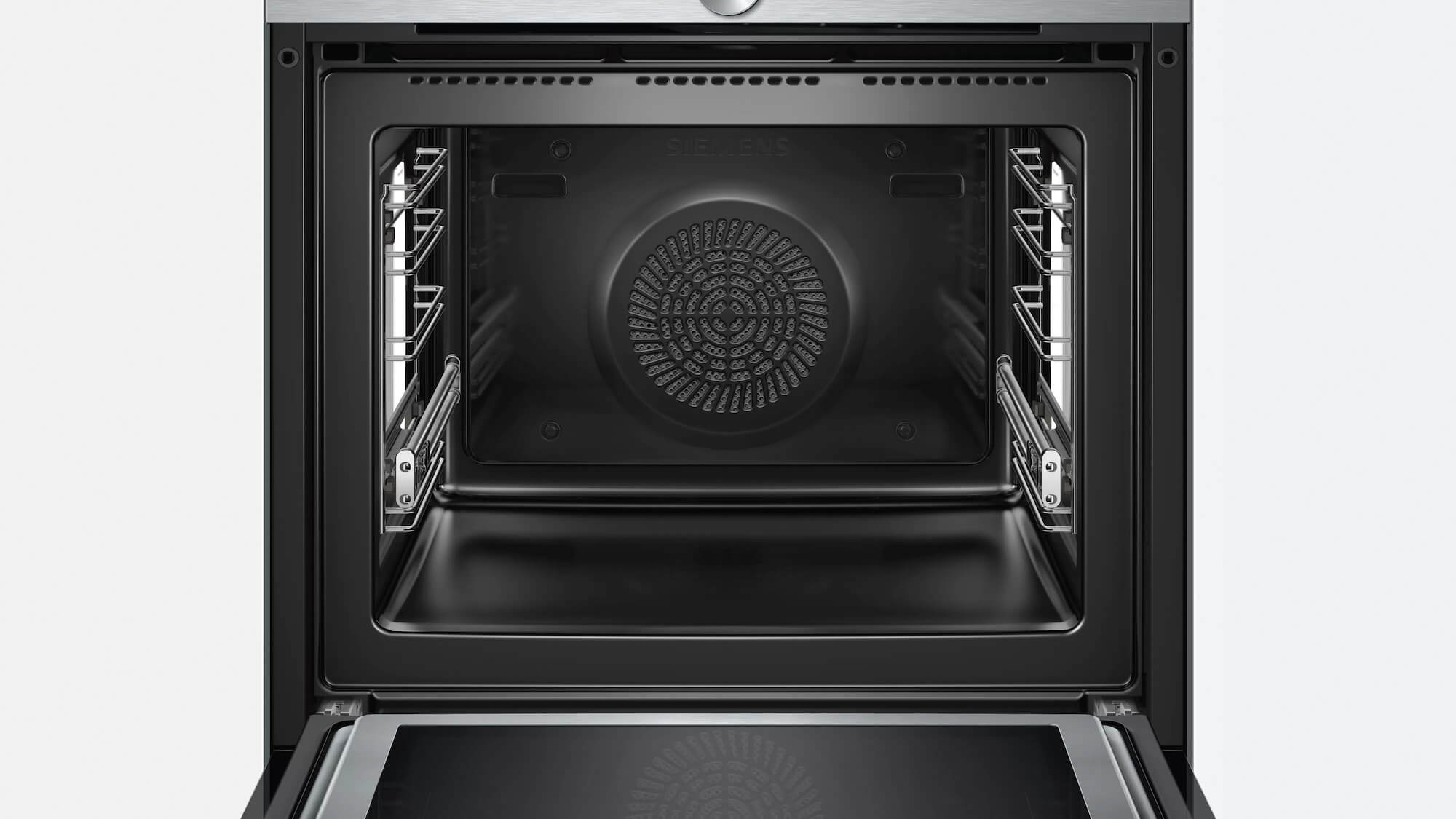 Siemens Dampfbackofen geöffnet