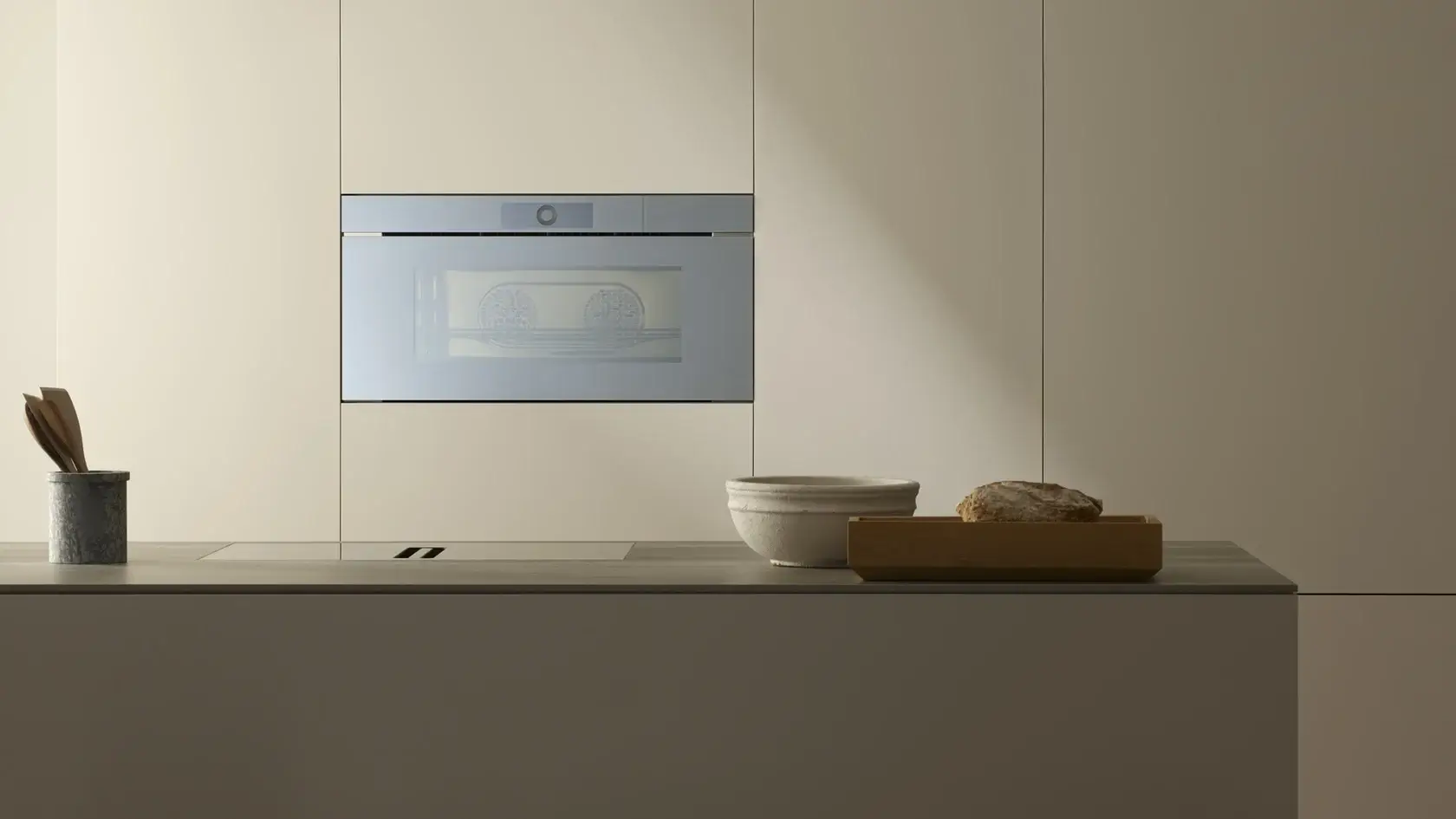 V Zug Steamer Elektrogerät grau grifflos