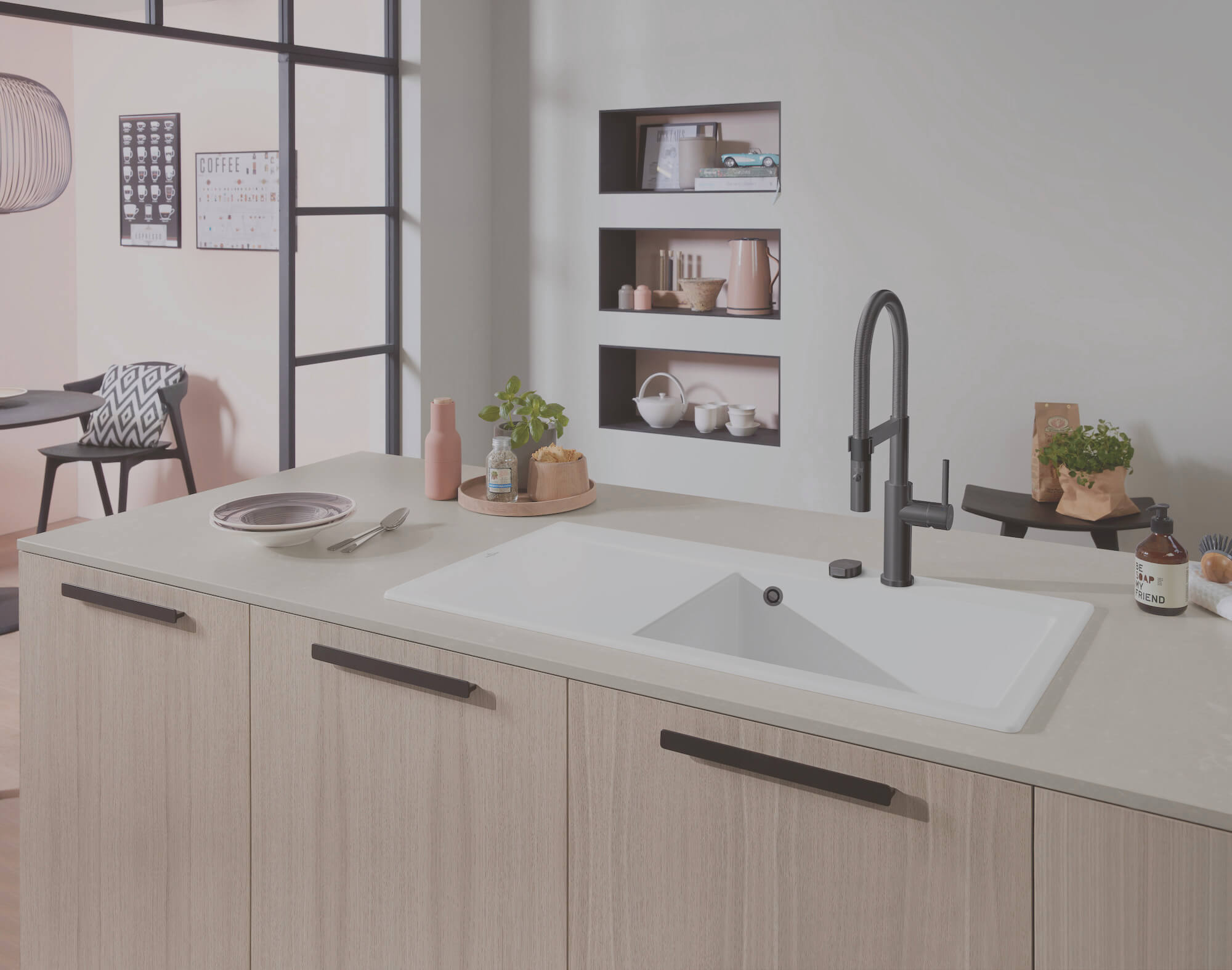 Villeroy & Boch Subway style Küchenarmatur steelexpert